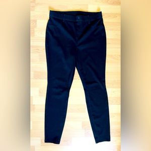 Black business casual stretchy black dress work office pant